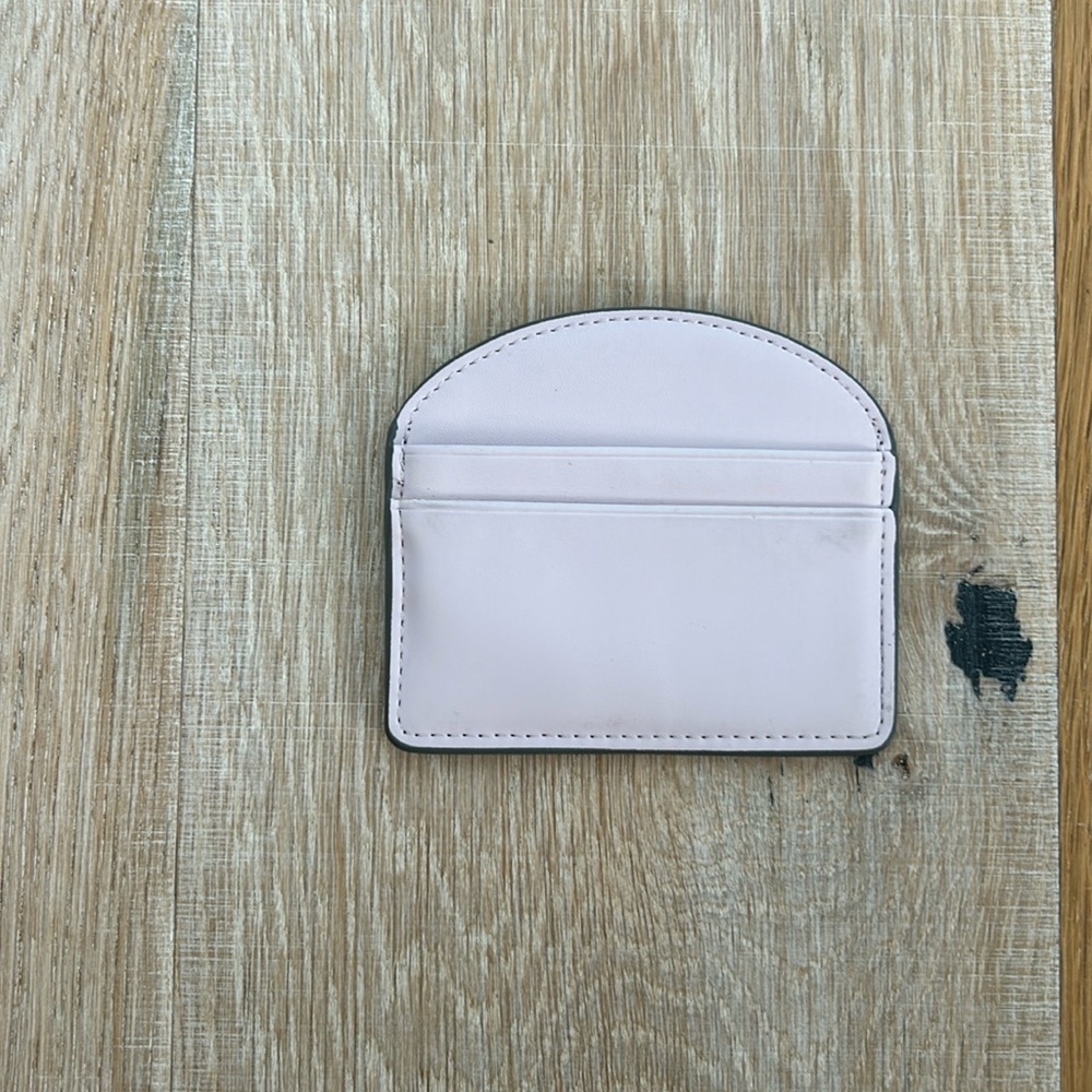 Lavendar mini card wallet‎